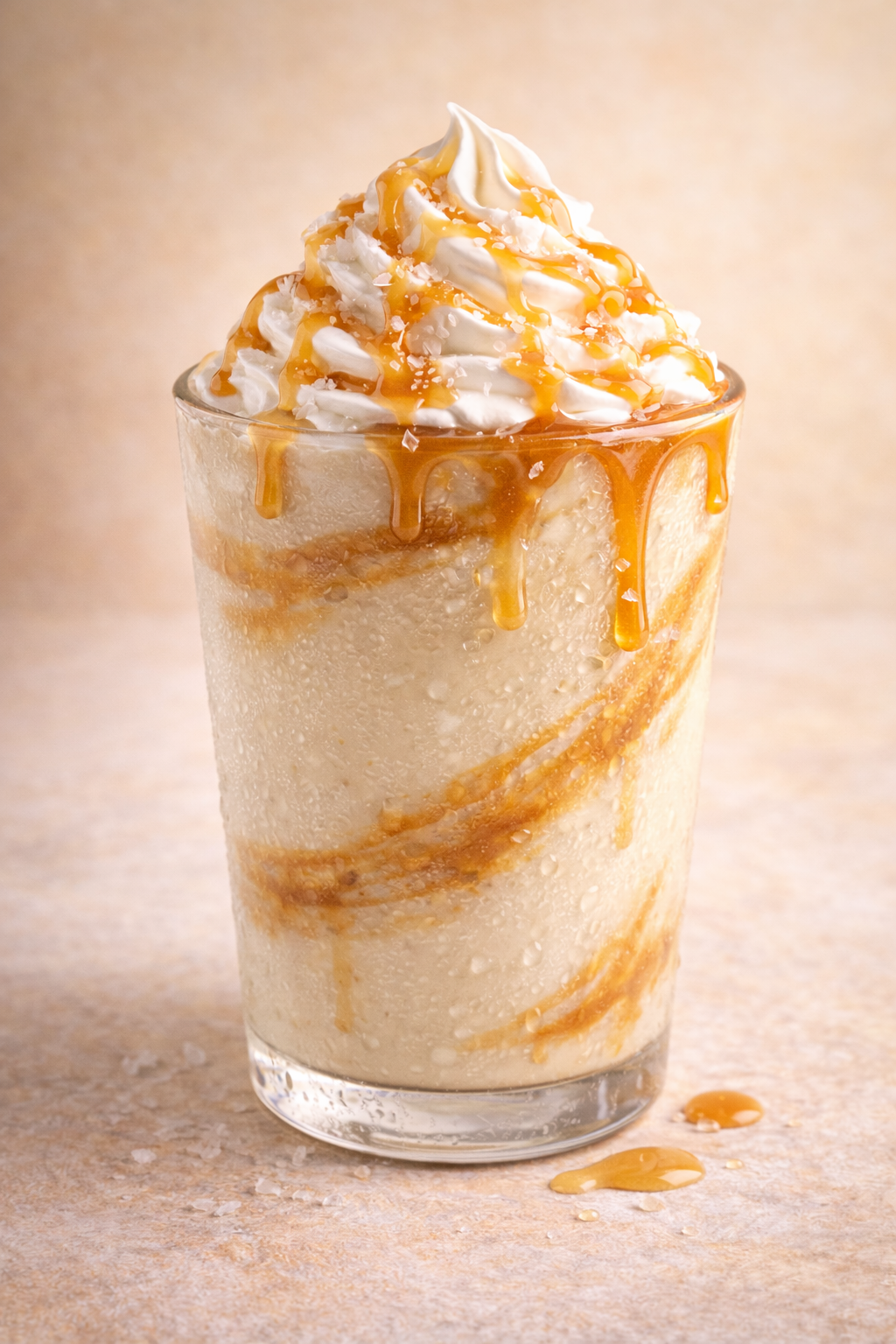 Salted Vanilla Caramel Milkshake