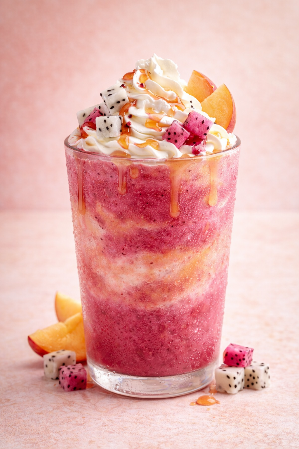Dragon Fruit Peach Smoothie