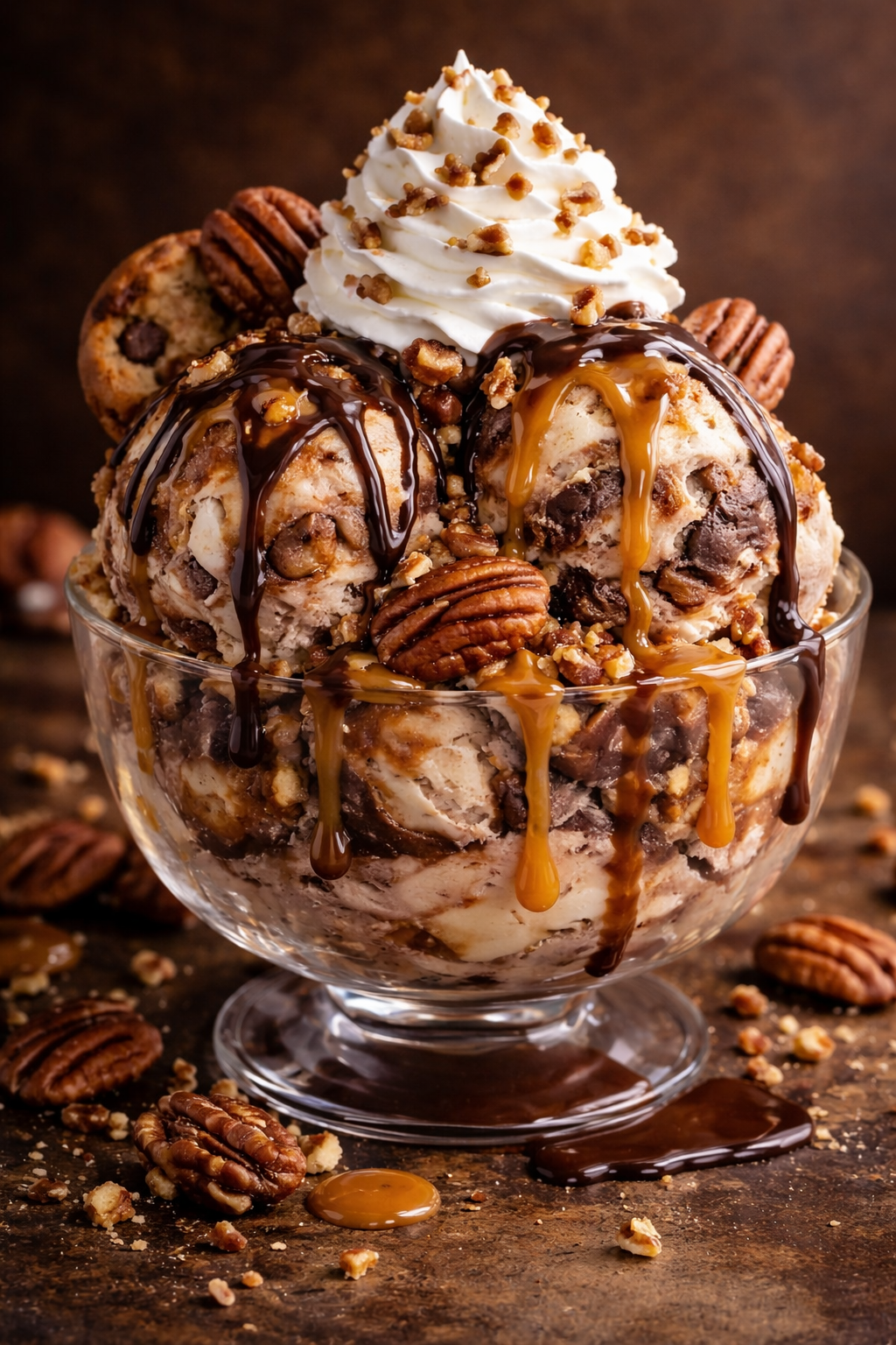 Turtle Tracks ice cream